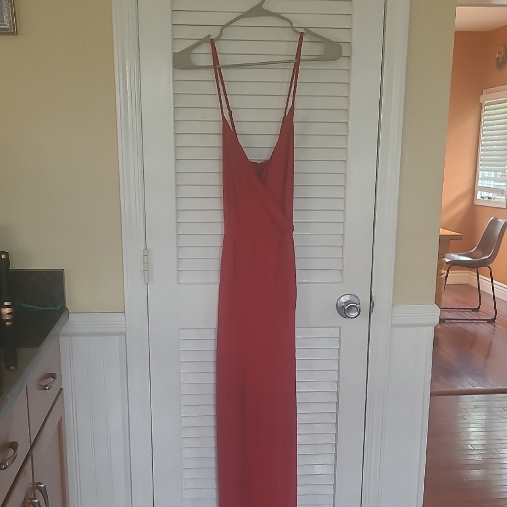 Elegant Red Women's Dress